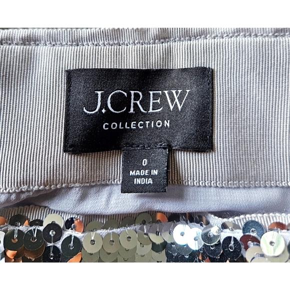 NWOT J.Crew Collection sequin slip skirt - Picture 10 of 10
